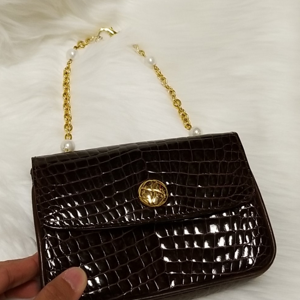 Italian leather mini bag
